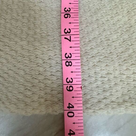 FREE PEOPLE white Rabbit Bell Sleeve A Line Wool/alpaca Zipper Sweater Dress S - Picture 11 of 11